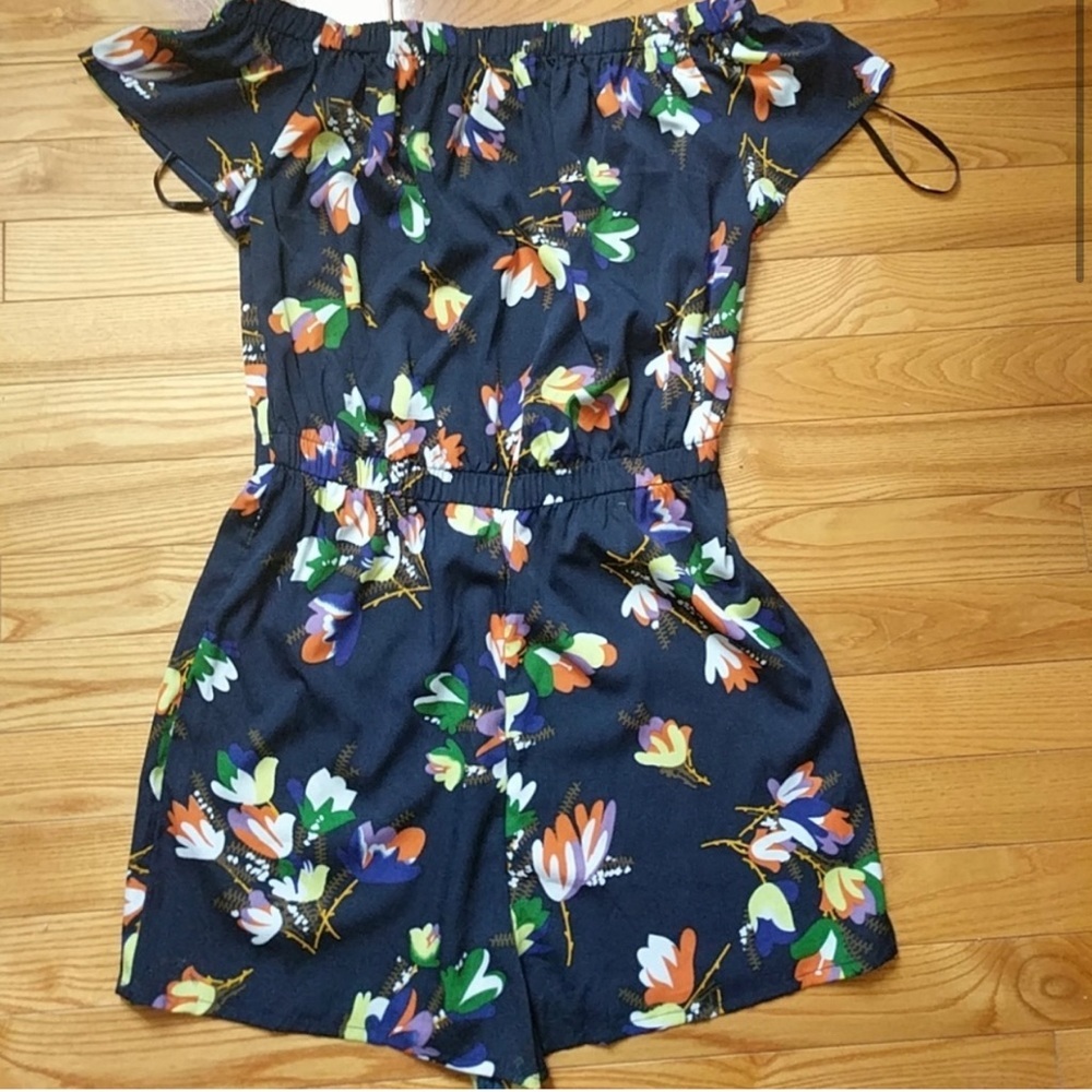 Atmosphere Floral Off the Shoulder Romper